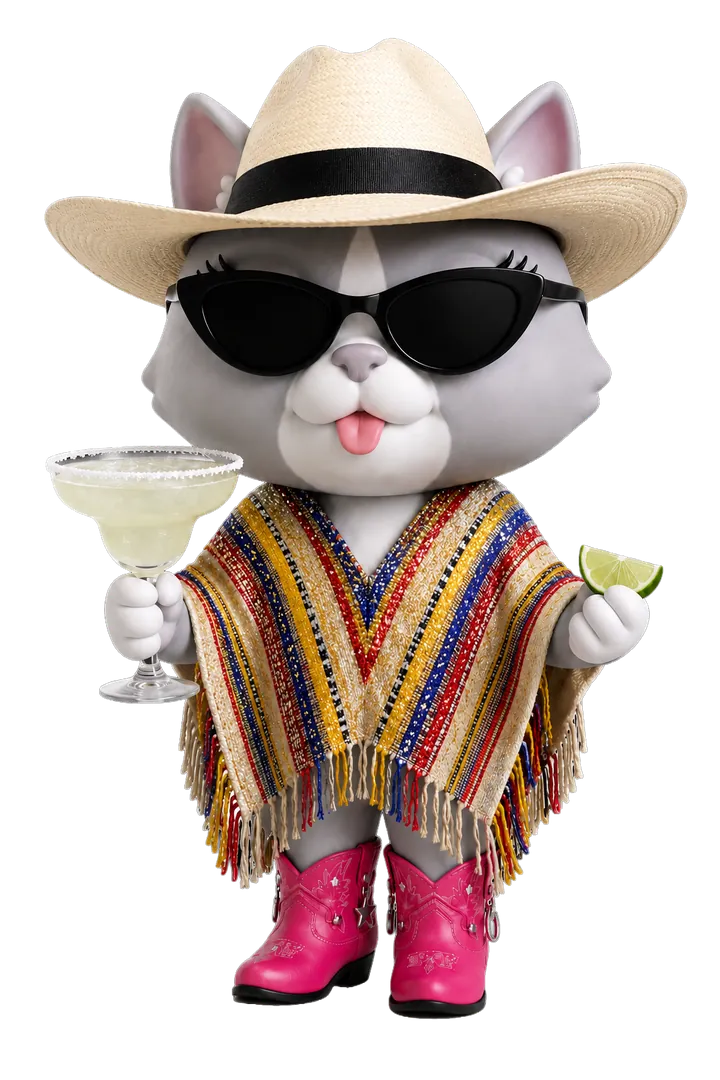 Catalina as a Colombian cat