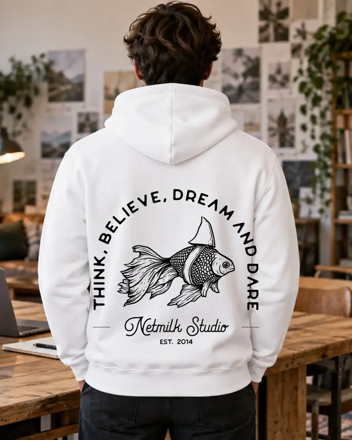 Think, believe, dream and dare, felpa