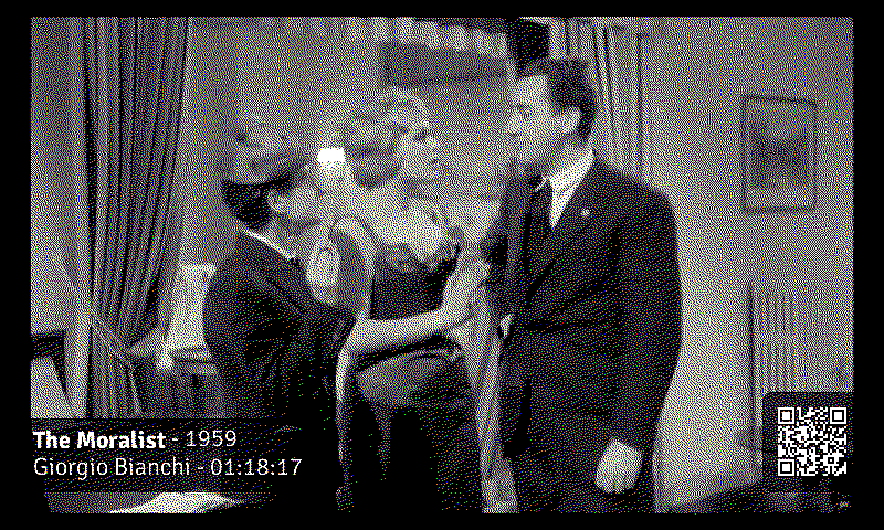 TaleVision: SlowMovie mostra un fotogramma de Il moralista del 1959